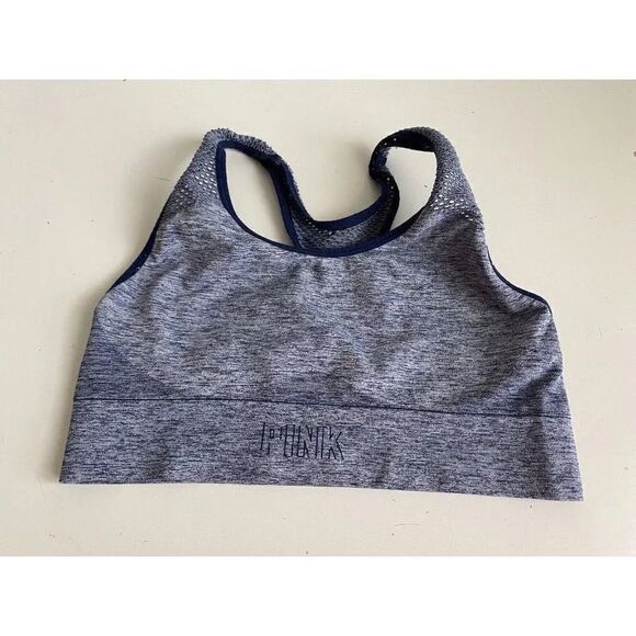 VS Pink Sport Sports Bra Size S Blue - Picture 1 of 8